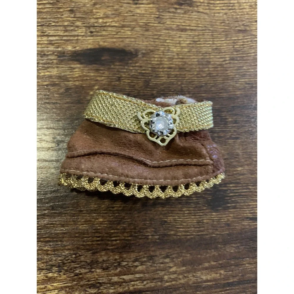 My Scene Barbie Chelsea My Bling Bling Gold & Brown Doll Skirt Mattel